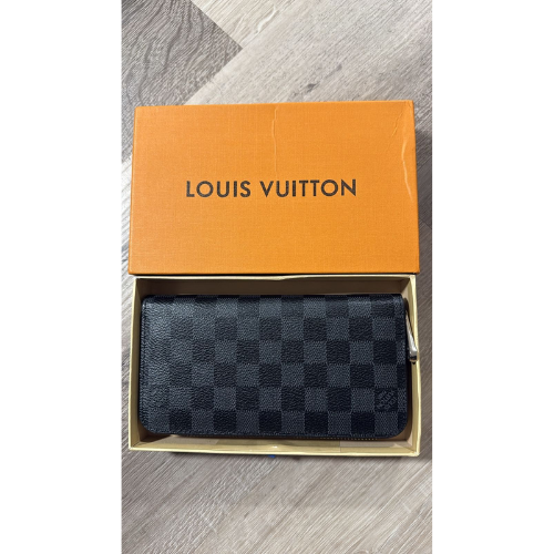 LOUIS VUITTON Portefeuille Brazza Wallet Bifold Damier Graphite N62665 F/S