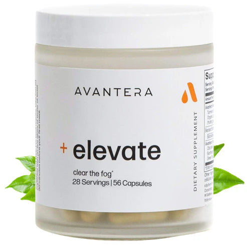 Avantera Elevate Nootropic Brain Supplement – Focus, Memory & Energy Support, No Crash, 56 Count for Men & Women